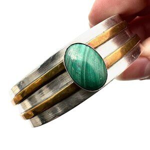 Jay King Mine Finds DTR Womens Bracelet Sterling 925 Malachite Gemstone